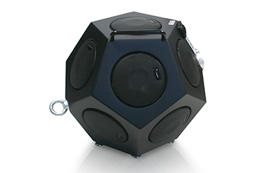 BAS001 omnidirectional dodecahedron sound source for building and room acoustics