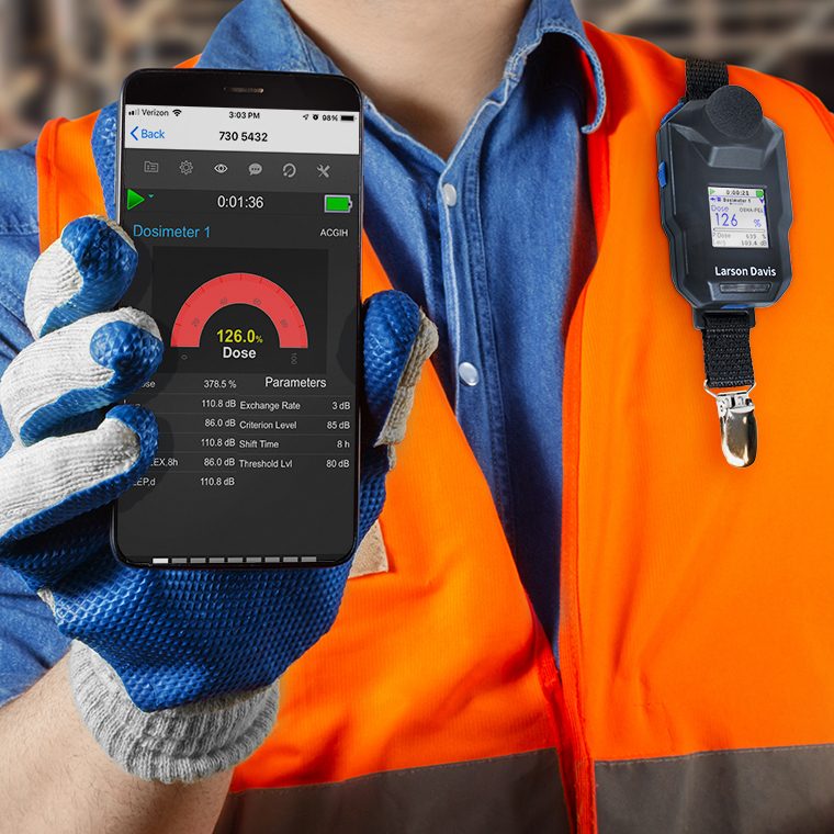 Dosimeter landing page Hero Noise Dosimeter with G4 utility software